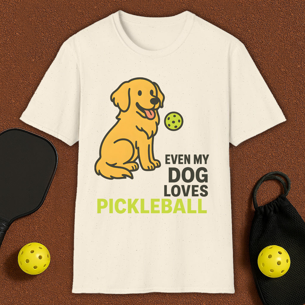 Even My Retriver Loves Pickleball T-Shirt