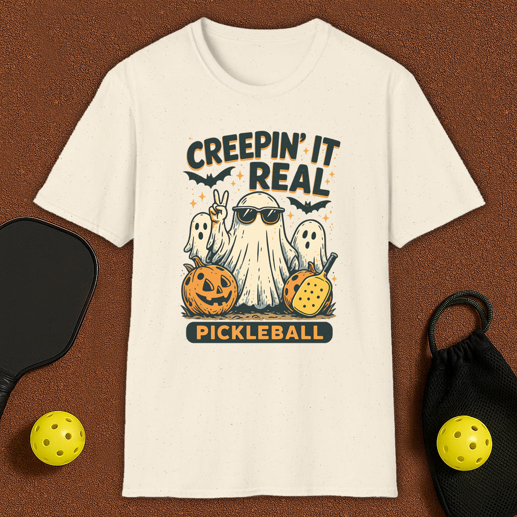 Creepin Haloween Pickleball T-Shirt