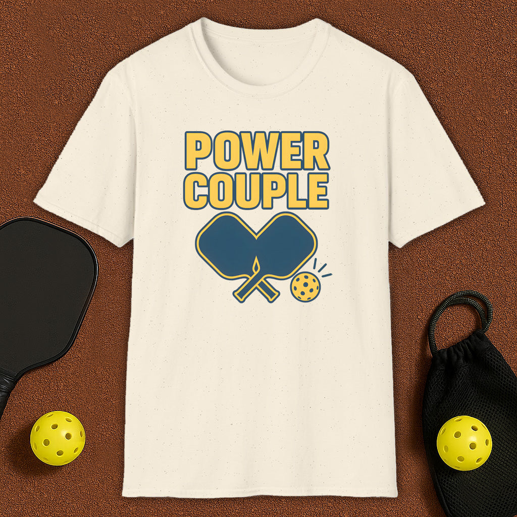Power Couple Pickleball T-Shirt