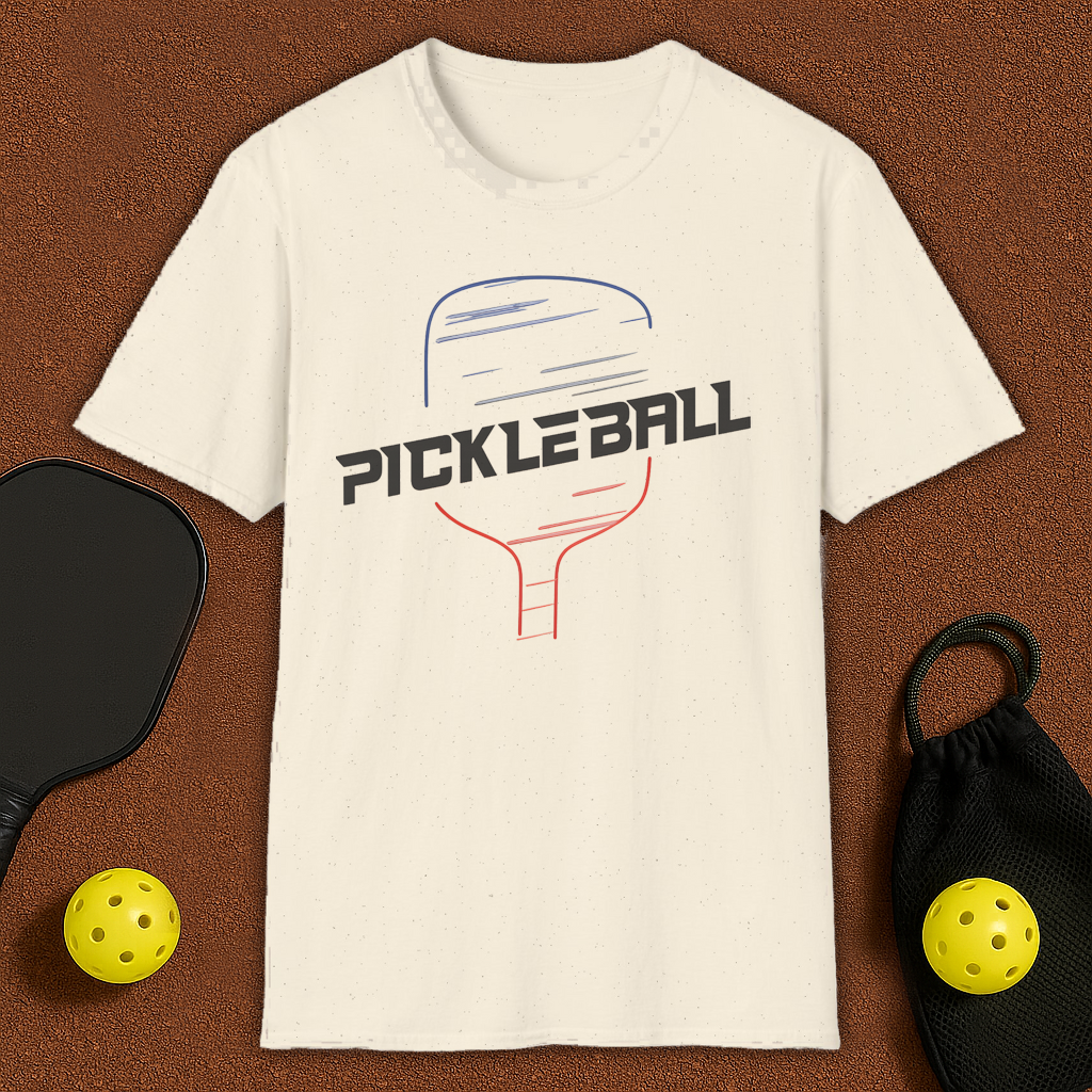 Minimalistic USA Pickleball T-Shirt