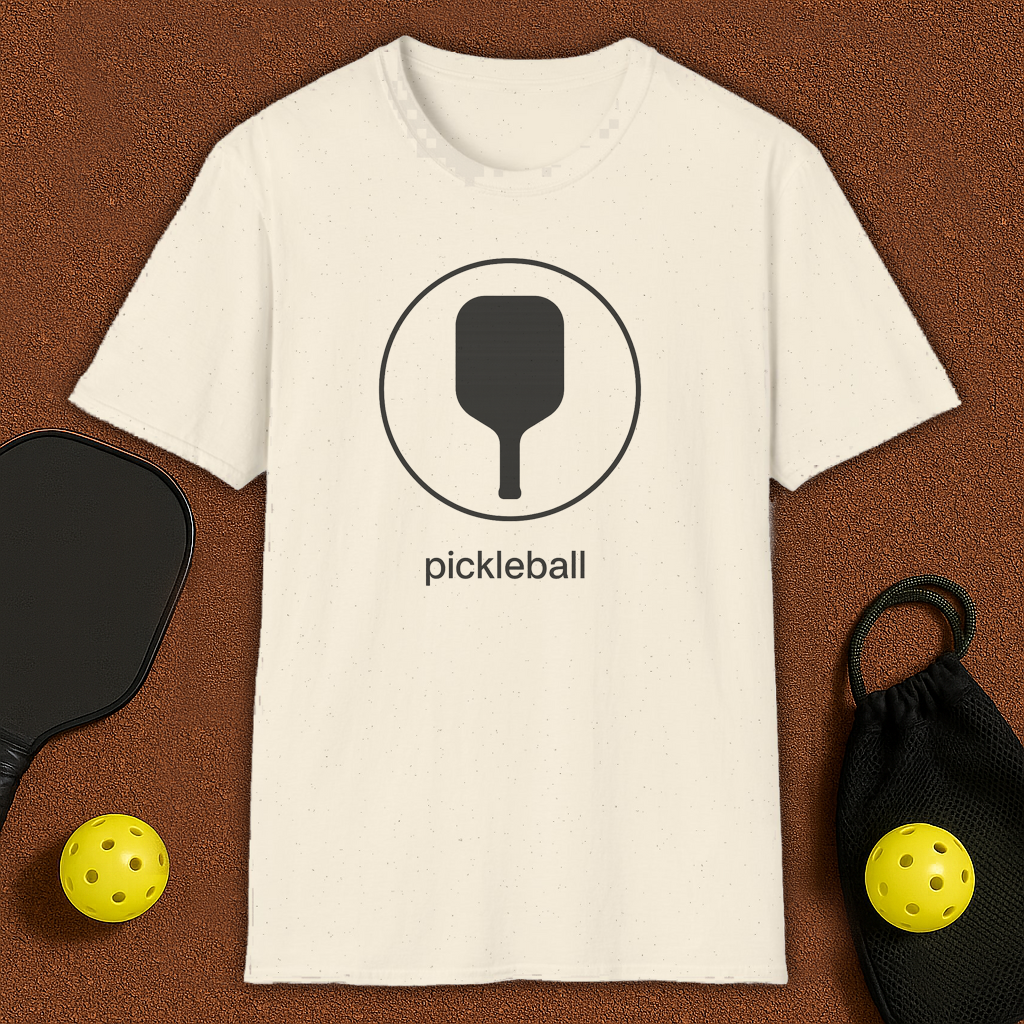 Minimalistic Pickleball T-Shirt