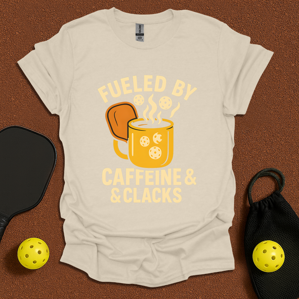 Fueled by Caffeine & Clacks T-Shirt