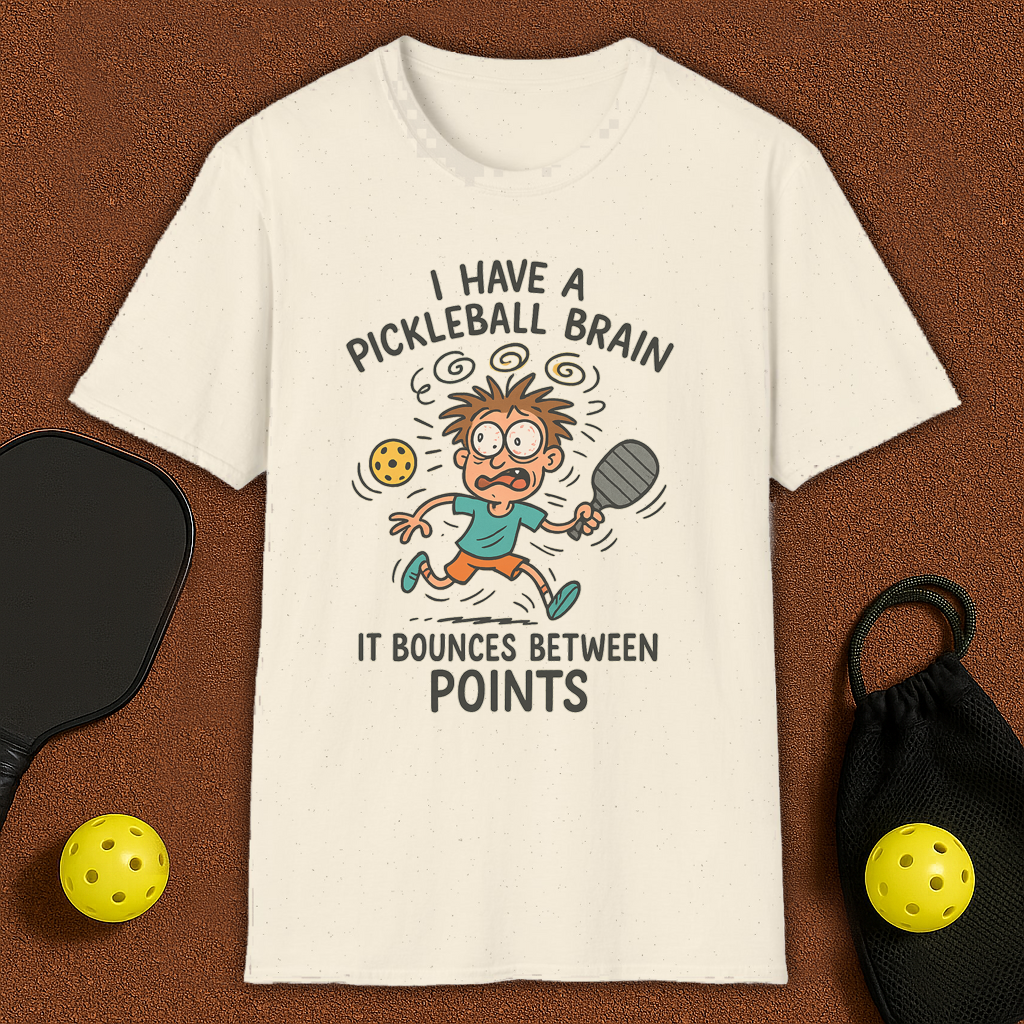 Brain Fog Pickleball T-Shirt