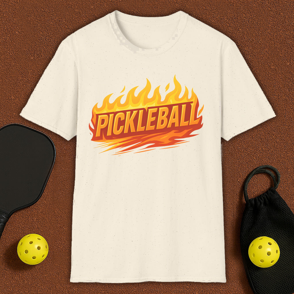Pickleball Flames T-Shirt