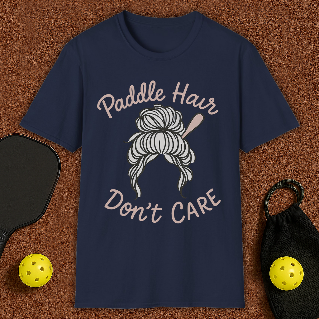 Paddle Hair Pickleball T-Shirt