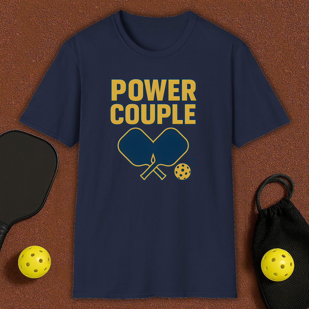 Power Couple Pickleball T-Shirt