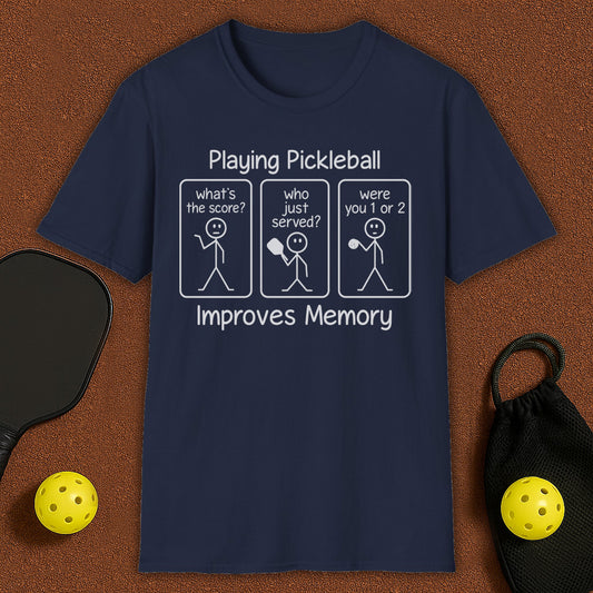 Pickleball improves memory T-Shirt