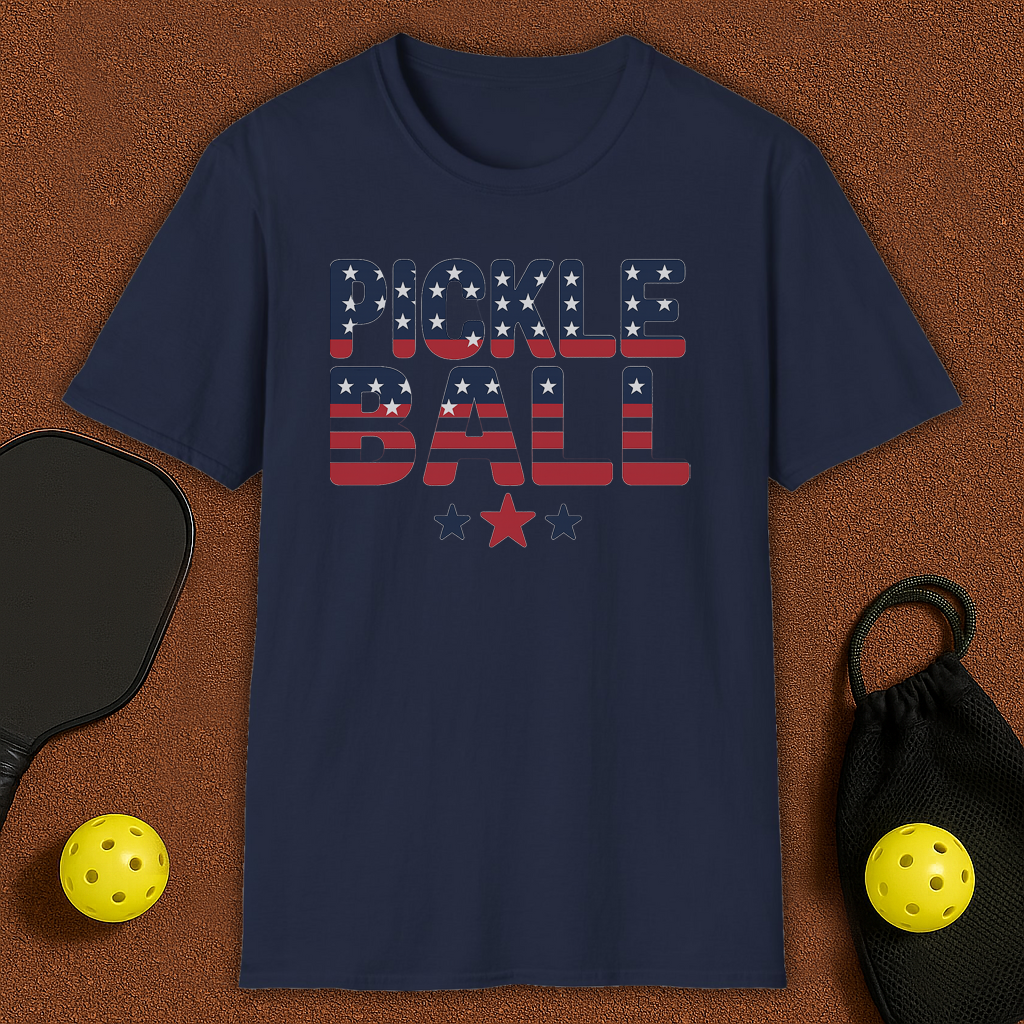 FLAG USA Pickleball T-Shirt