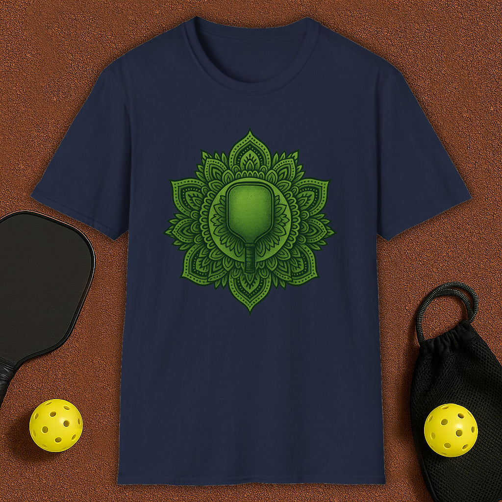 Pickle Mandala Yoga Pickleball T-Shirt