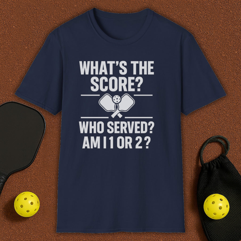Who Served First?! Pickleball T-Shirt