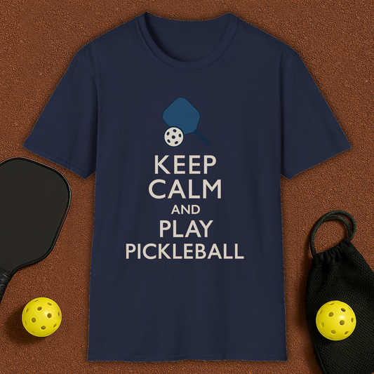 Keep Calm & Play Pickleball T-Shirt