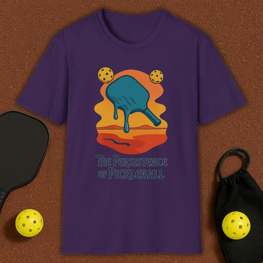 Salvador Dali Style Pickleball T-Shirt