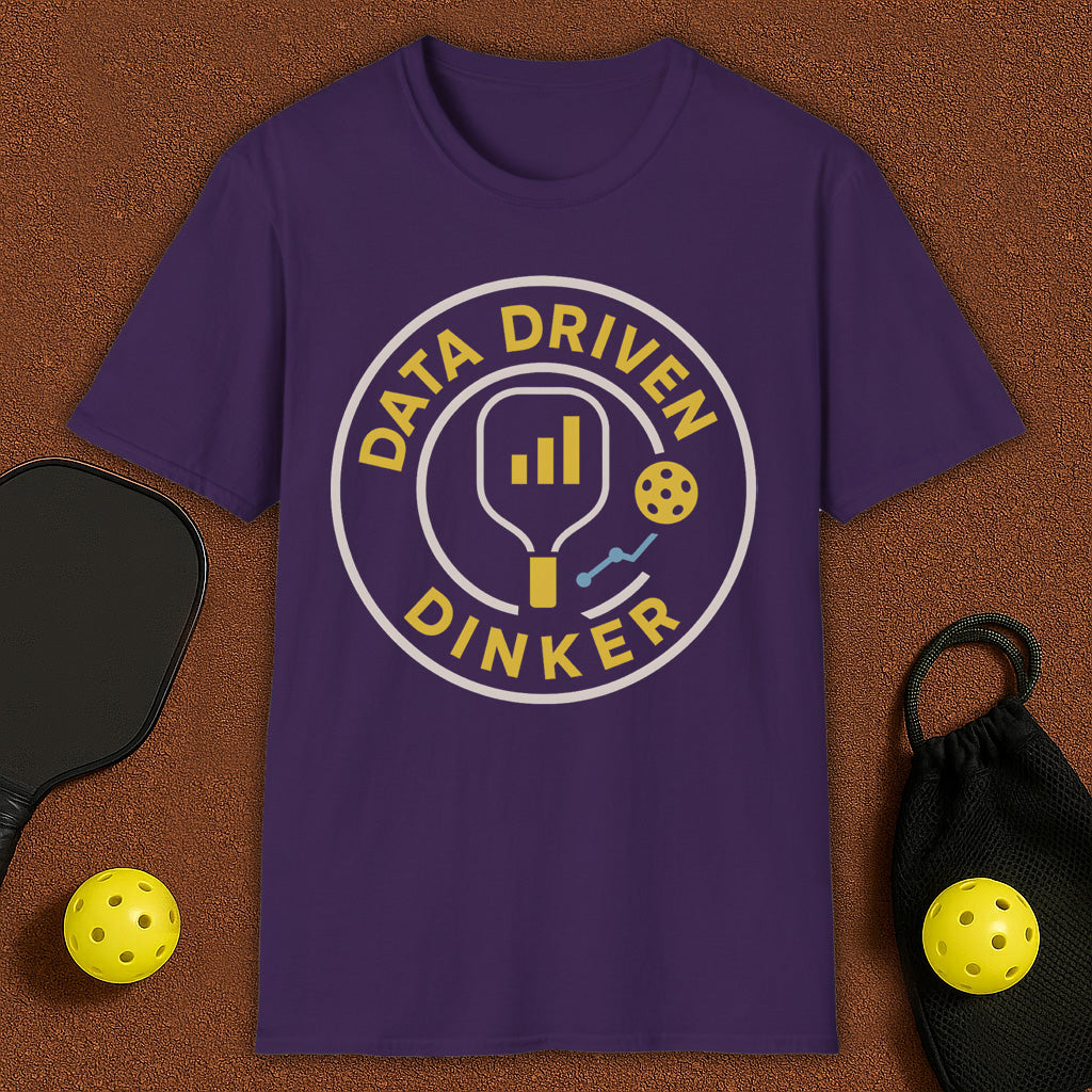 Data Driven Dinker Pickleball T-Shirt