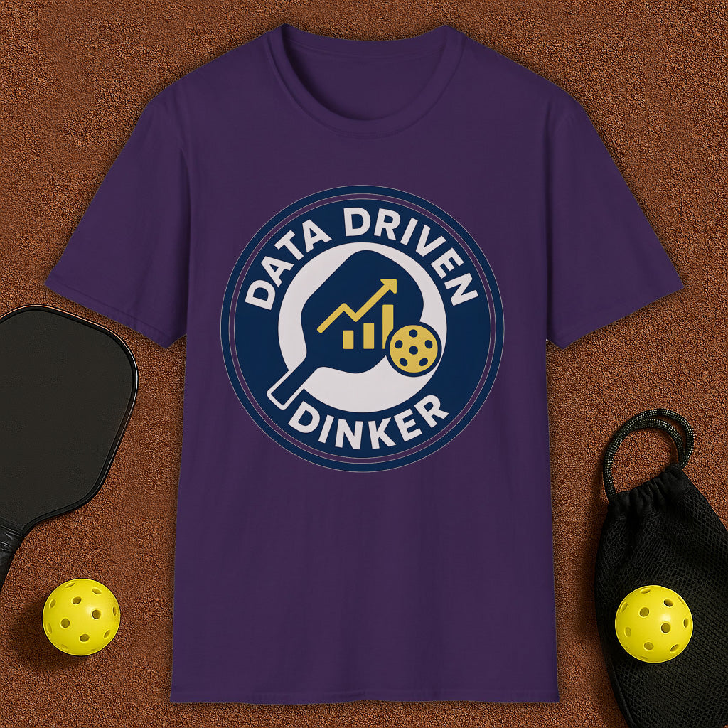 Data Driven Dinker Pickleball T-Shirt