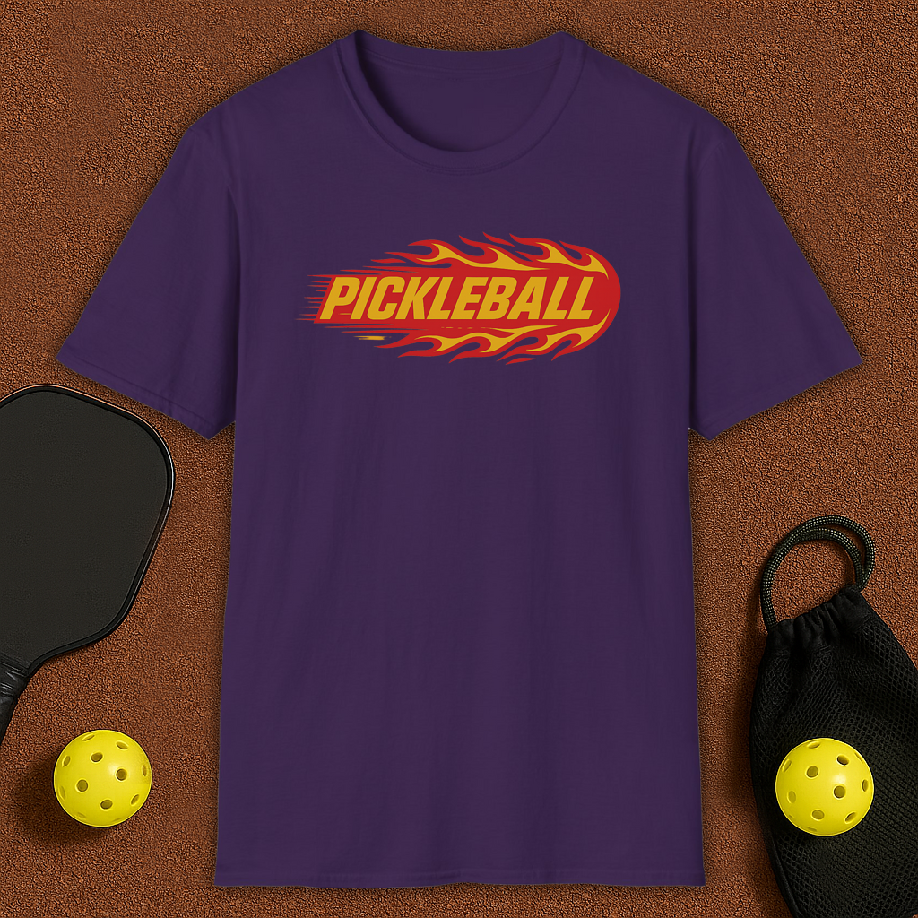 Fast Flames Pickleball T-Shirt