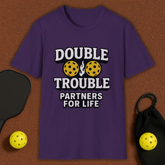 Double Trouble Partners Pickleball T-Shirt