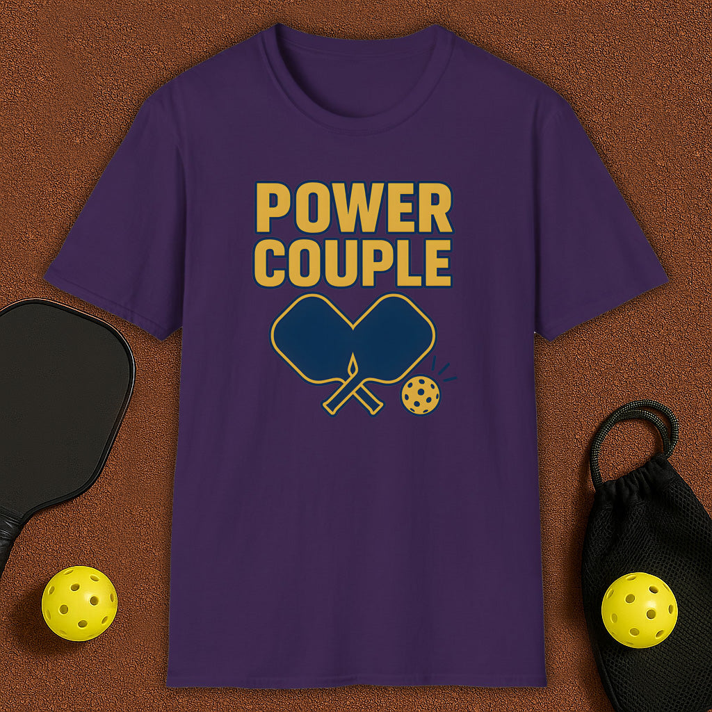 Power Couple Pickleball T-Shirt