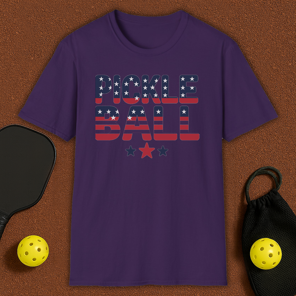 FLAG USA Pickleball T-Shirt