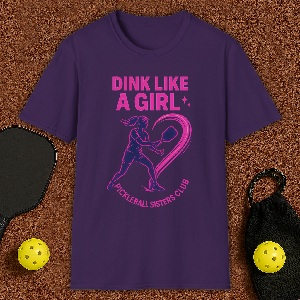 Dink Like A Girl Pickleball T-Shirt