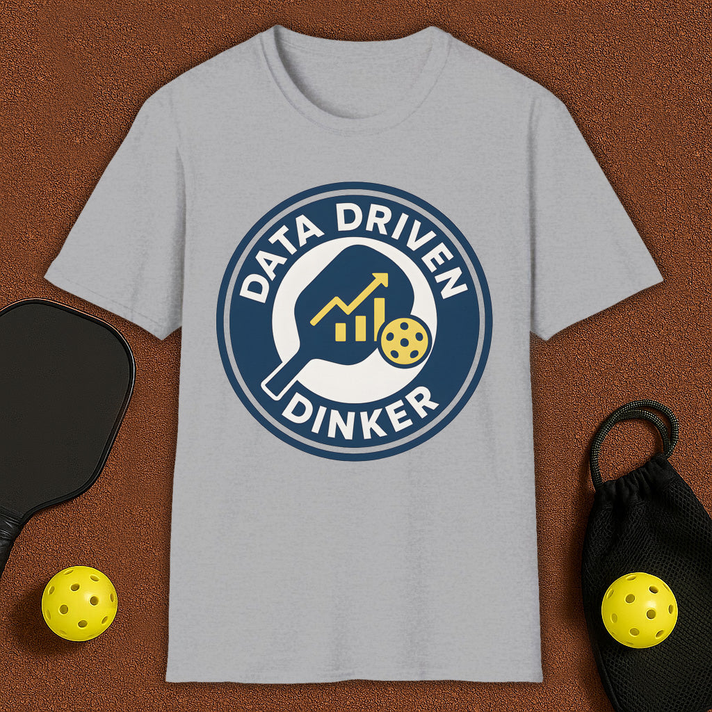 Data Driven Dinker Pickleball T-Shirt