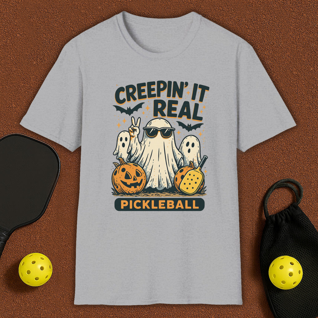 Creepin Haloween Pickleball T-Shirt