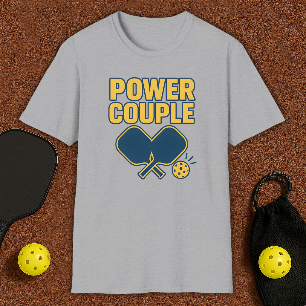 Power Couple Pickleball T-Shirt
