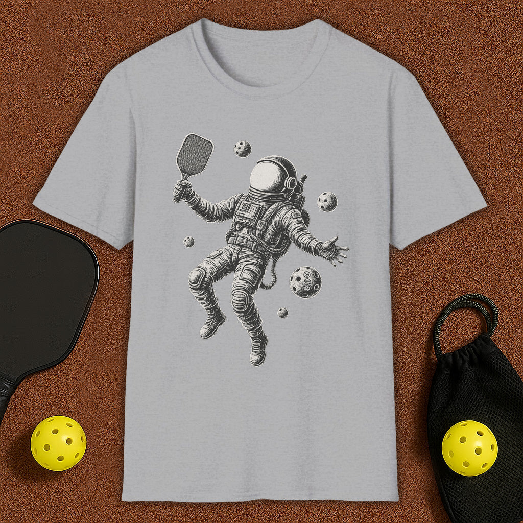 Astronaut In Space Pickleball T-Shirt