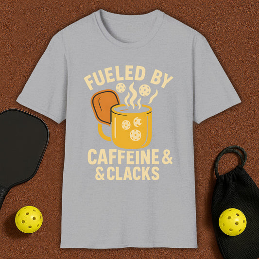 Fueled by Caffeine & Clacks T-Shirt