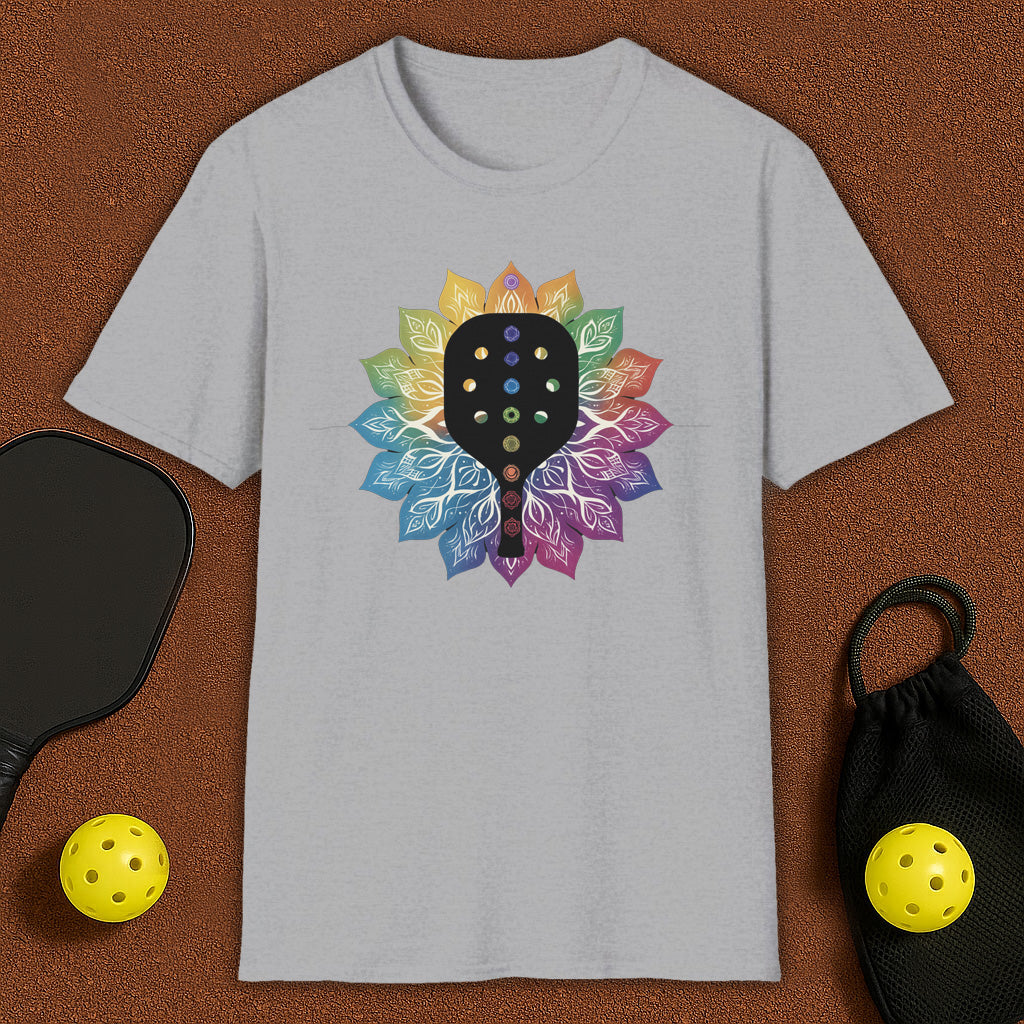 Meditaion Mandala Yoga Pickleball T-Shirt