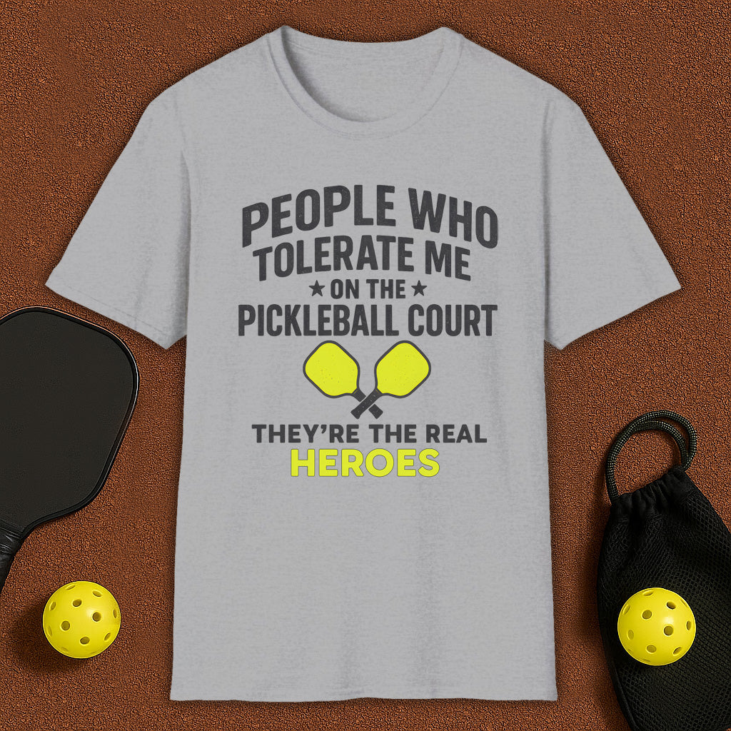 Who Tolerate Me Pickleball T-Shirt