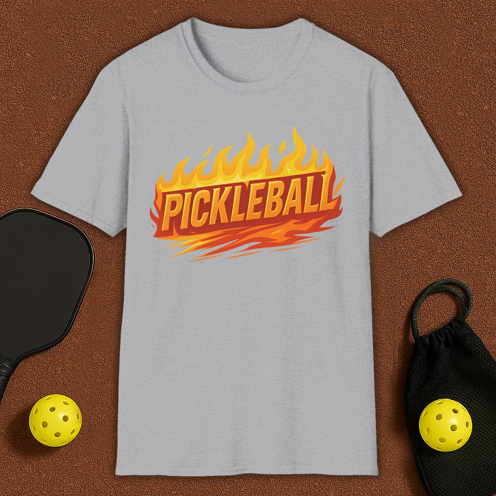 Pickleball Flames T-Shirt
