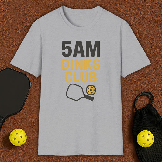 5AM Dinks Club Pickleball T-Shirt
