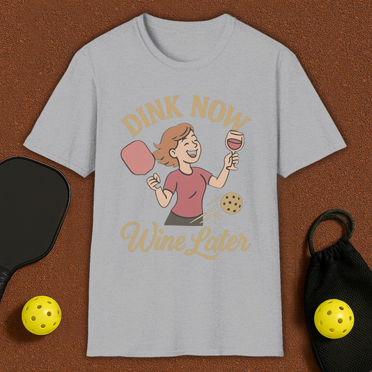 Dink & Wine Pickleball T-Shirt