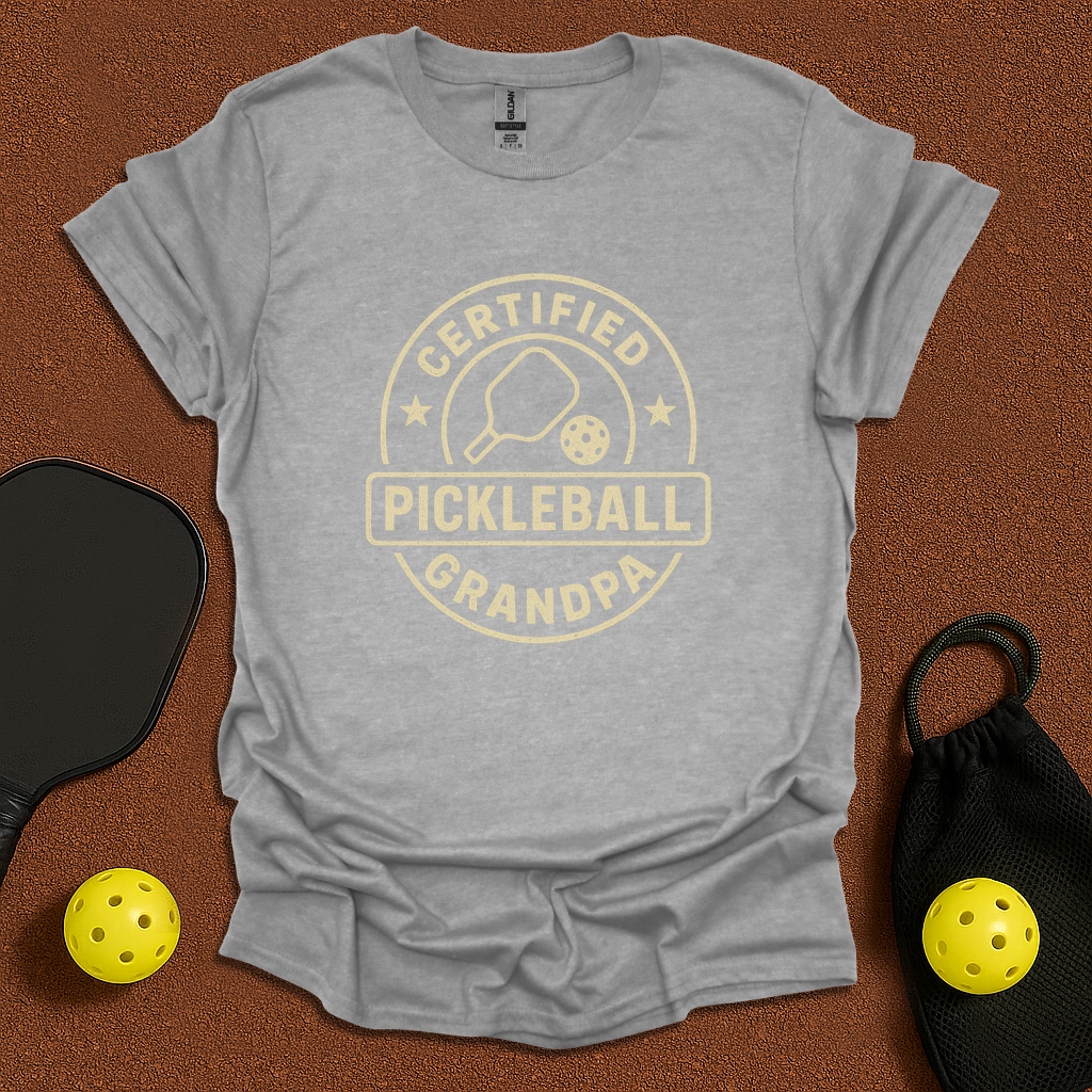 Pickleball Grandpa T-Shirt
