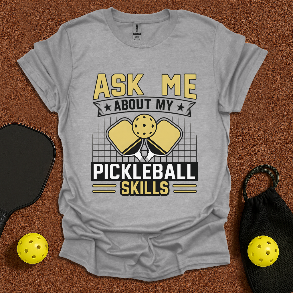 Ask Me about pickleball T-Shirt