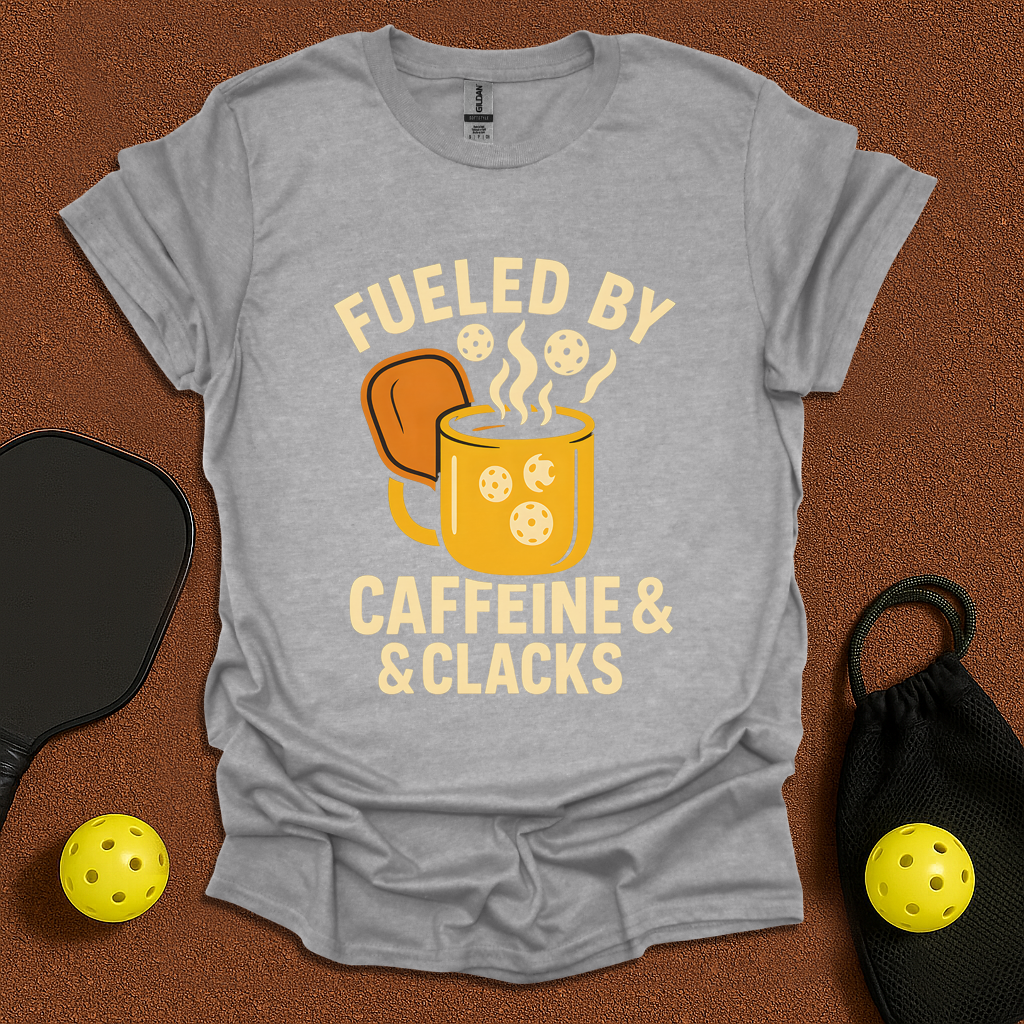 Fueled by Caffeine & Clacks T-Shirt