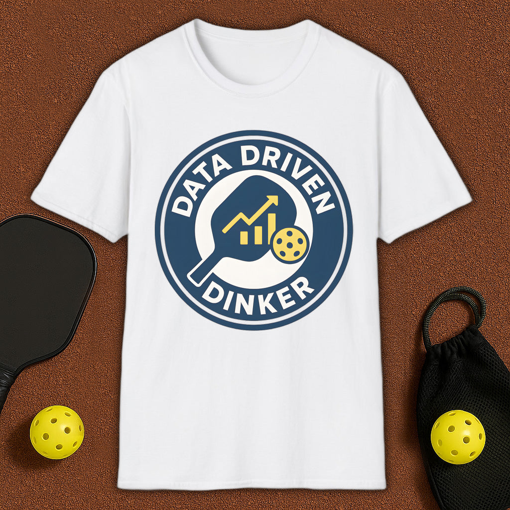 Data Driven Dinker Pickleball T-Shirt