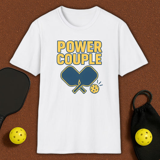 Power Couple Pickleball T-Shirt