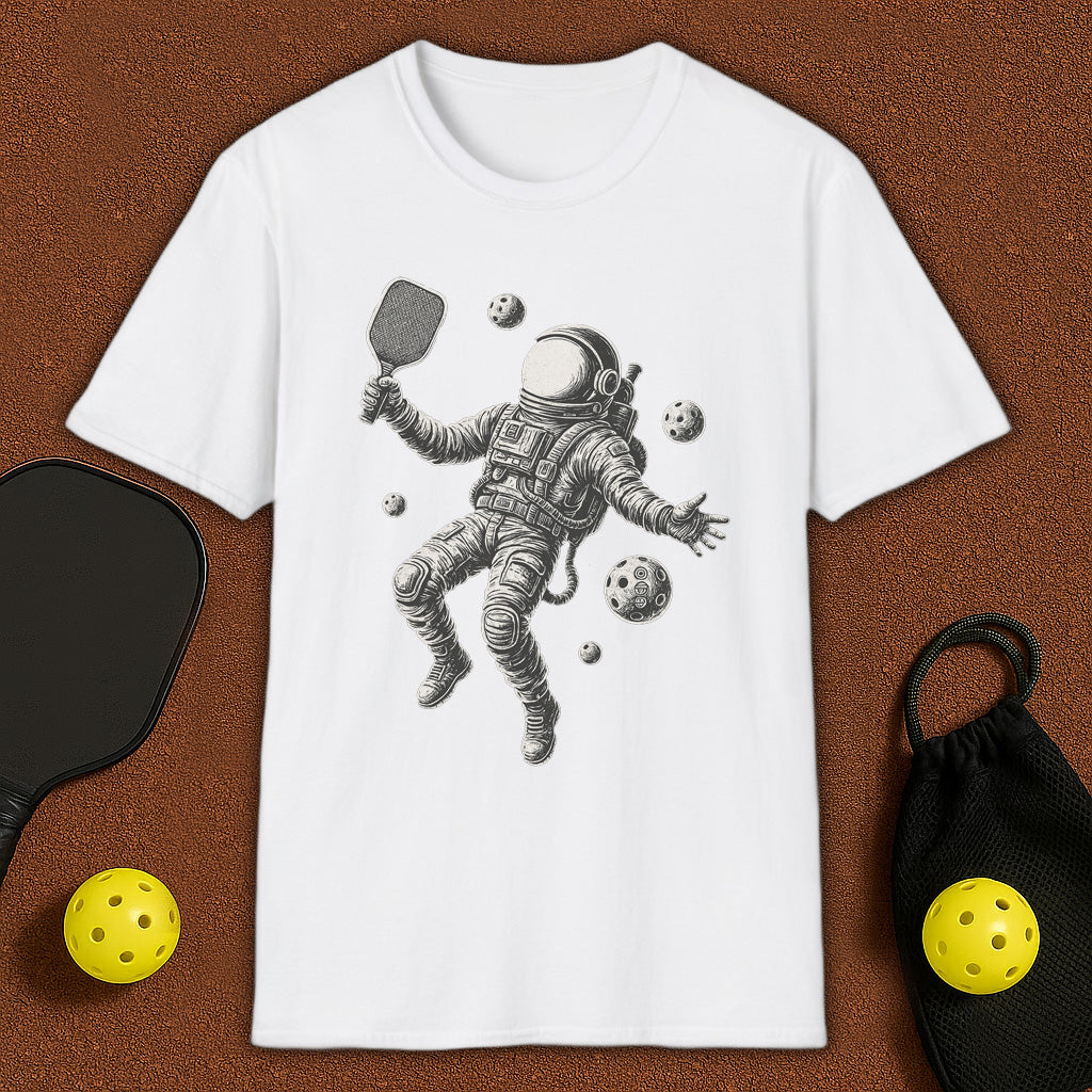 Astronaut In Space Pickleball T-Shirt