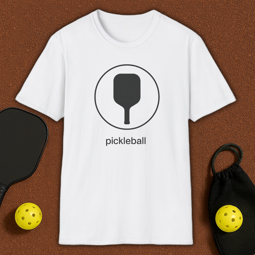 Minimalistic Pickleball T-Shirt