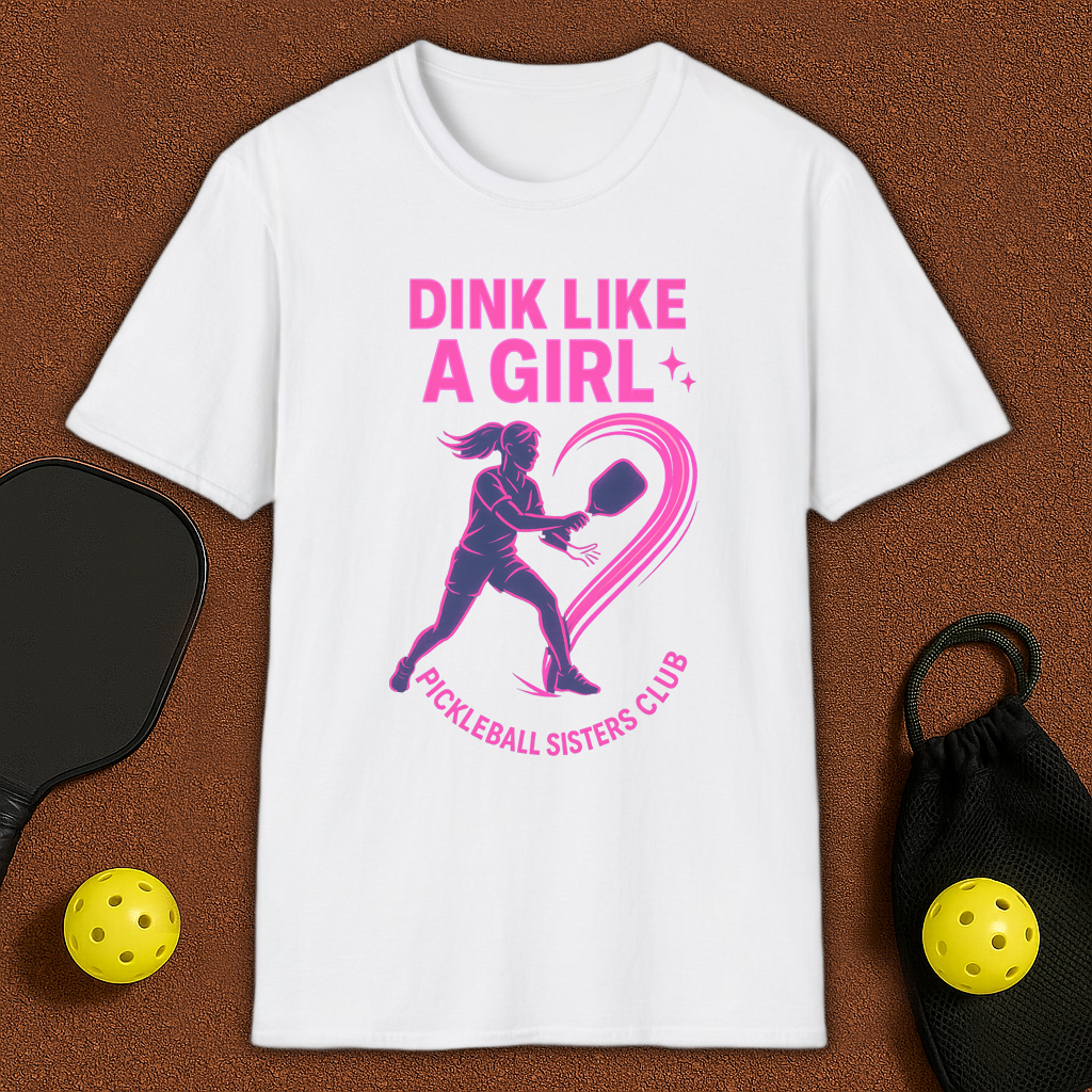 Dink Like A Girl Pickleball T-Shirt