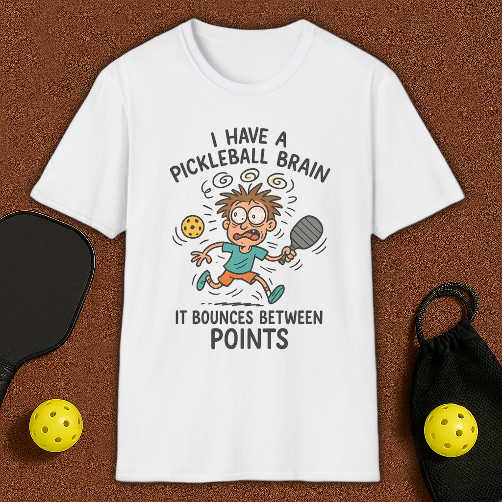 Brain Fog Pickleball T-Shirt
