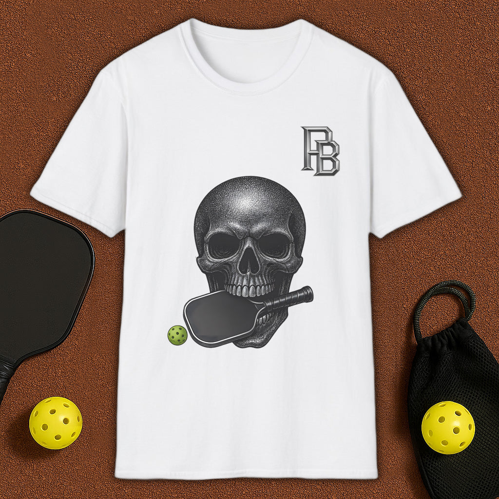 PB Skull Designer Pickleball T-Shirt