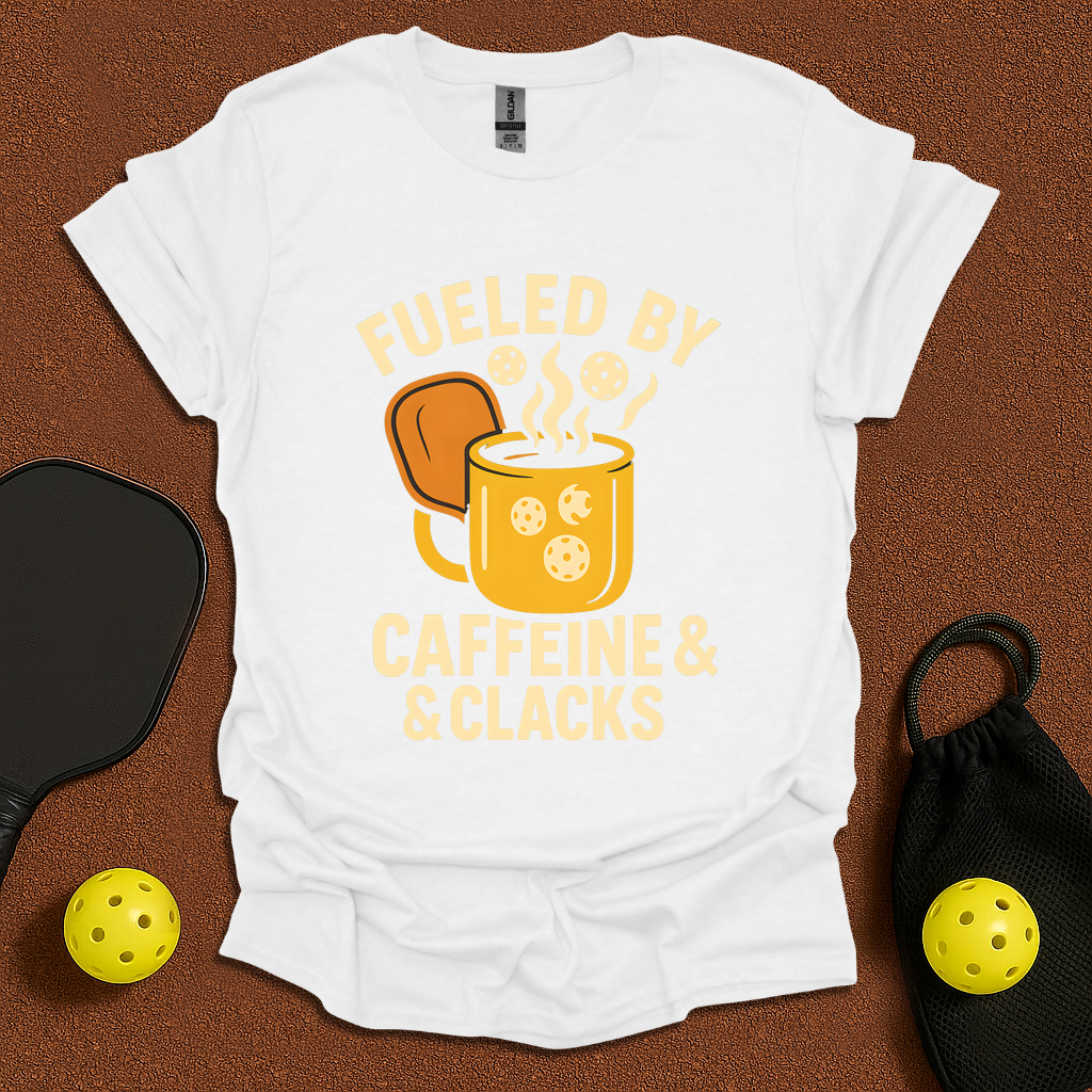 Fueled by Caffeine & Clacks T-Shirt