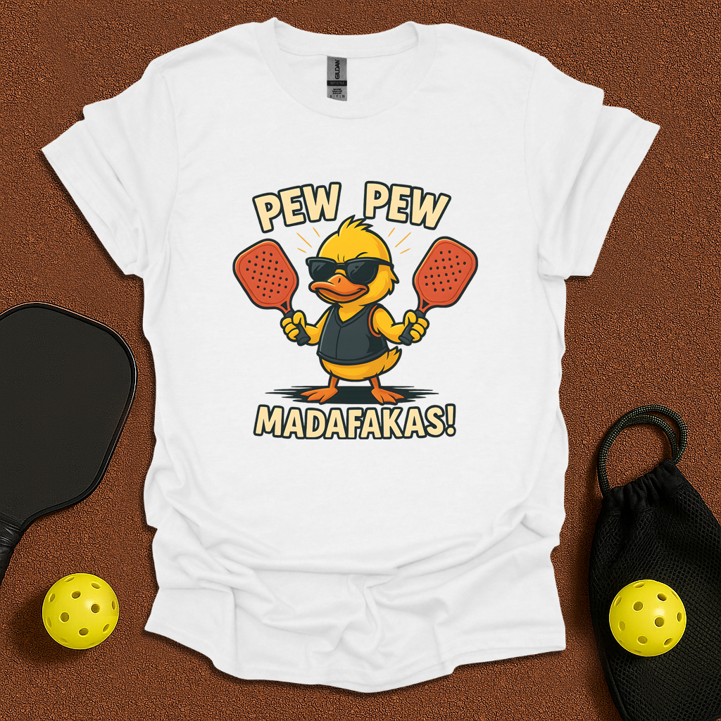 Pew Pew Pickleball T-Shirt