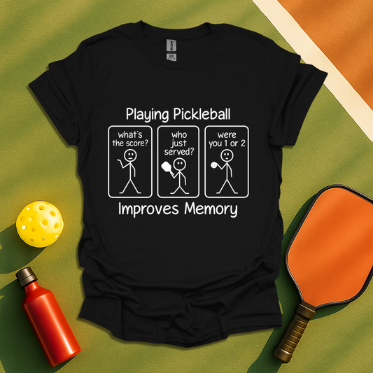 Pickleball improves memory T-Shirt