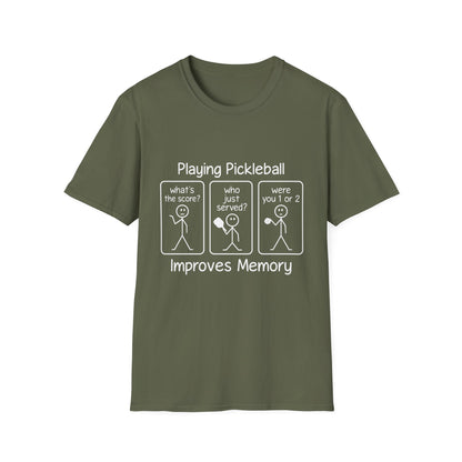 Pickleball improves memory T-Shirt