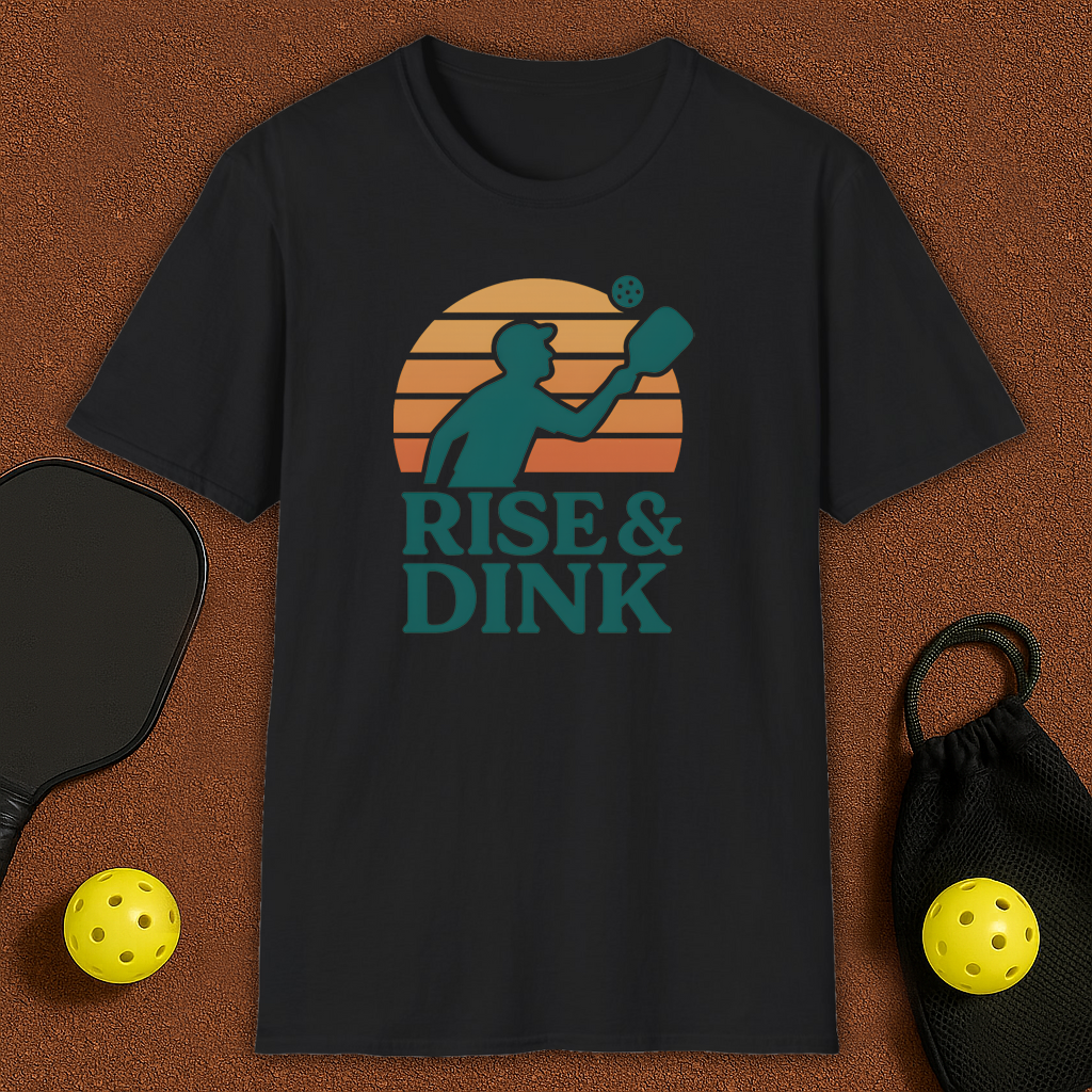 Morning Dinker Rise & Dink Pickleball T-Shirt