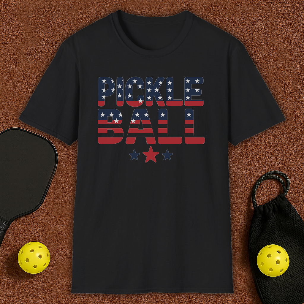 FLAG USA Pickleball T-Shirt