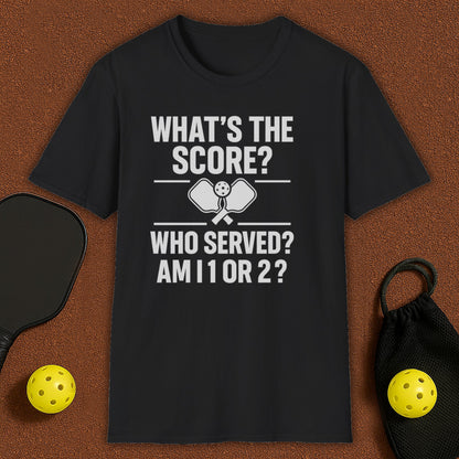 Who Served First?! Pickleball T-Shirt